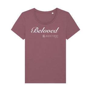 T-shirt Women Beloved Kleur: Hibiscus
