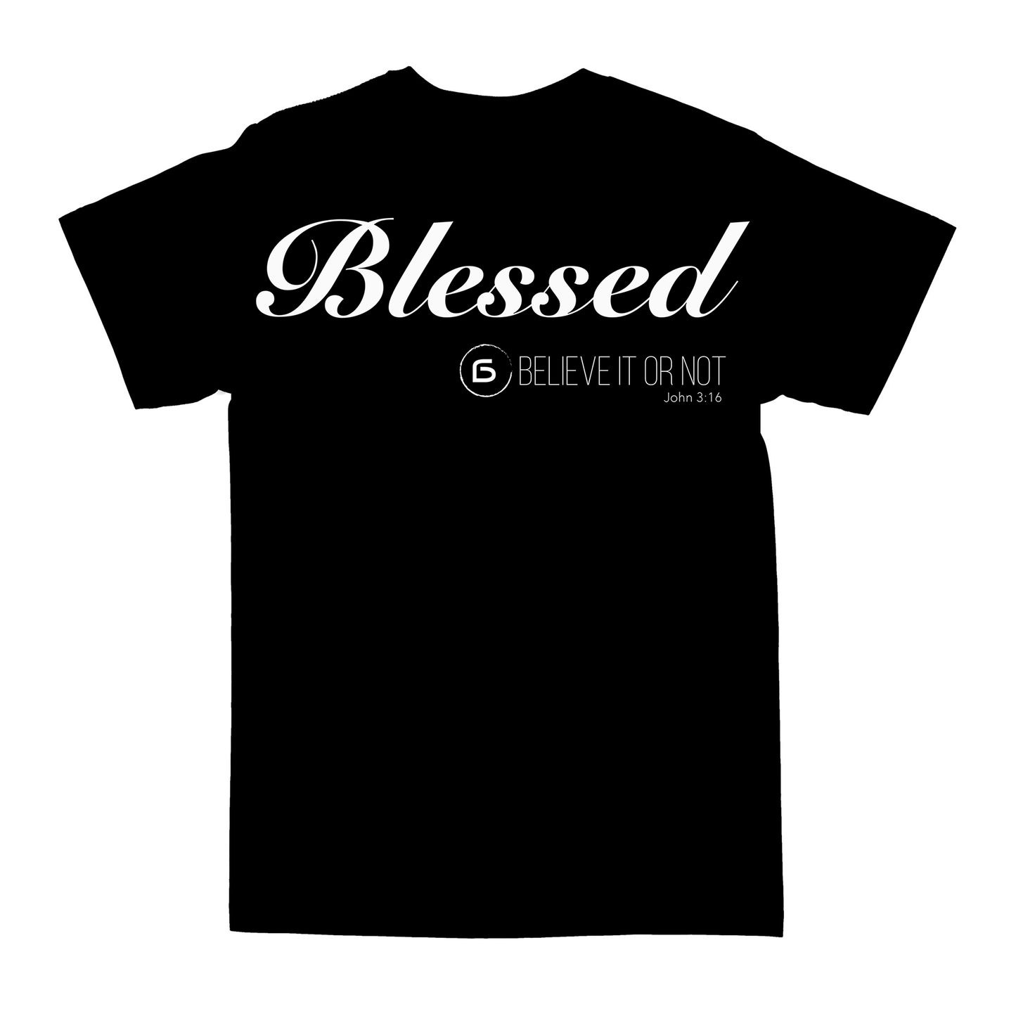 NIEUW Blessed t-shirt Believe it or not Joh.3:16