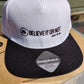 Cap snapback wit met zwart logo en tekst John 3:16