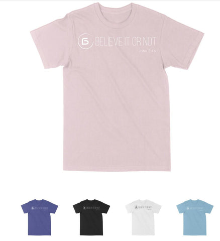 T-shirt Joh. 3:16 in 5 verschillende kleuren